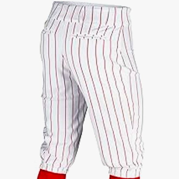 New CHAMPRO Baseball Pants (Knickers)! XL Adult Men. Red/White Stripes. - Picture 11 of 12
